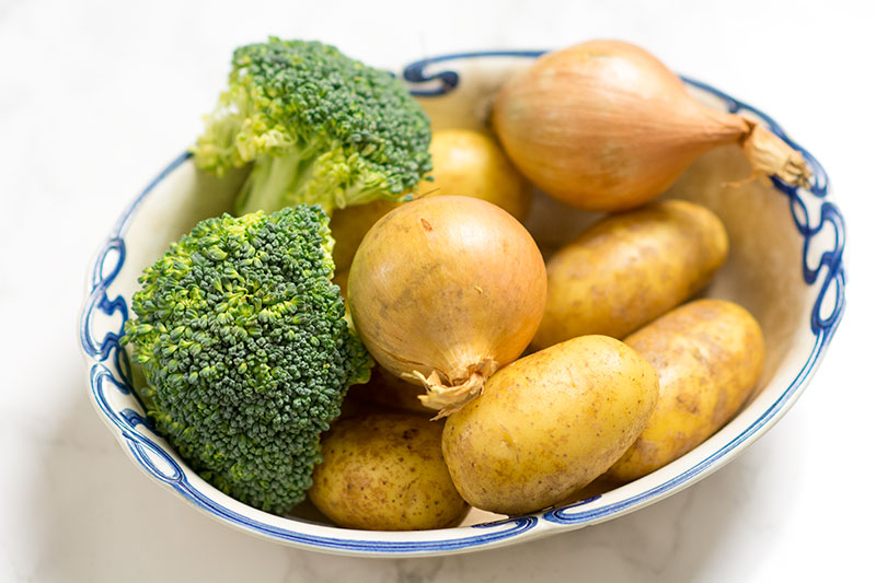 Ingredienser til broccoli suppe - www.vangelyst.dk