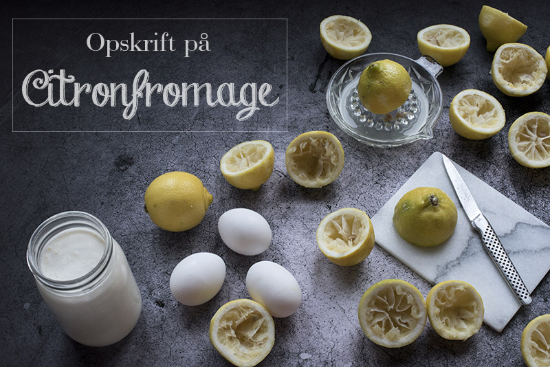 Hjemmelavet citronfromage med æg - www.vangelyst.dk